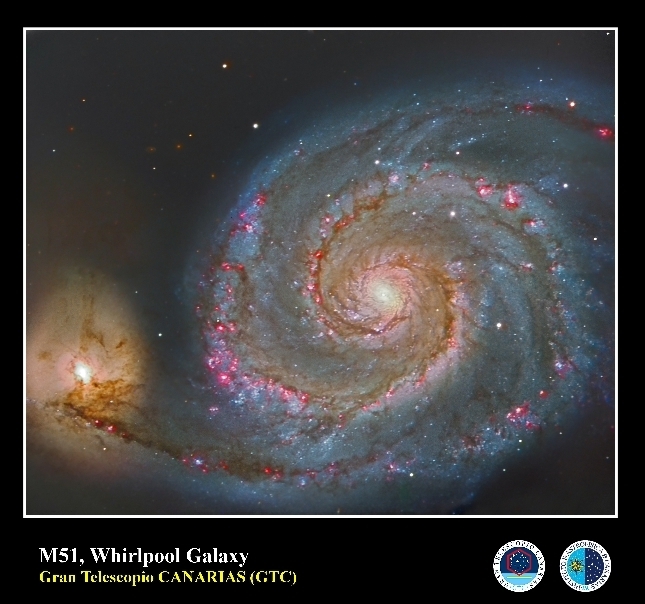 M51, Galaxia del Remolino