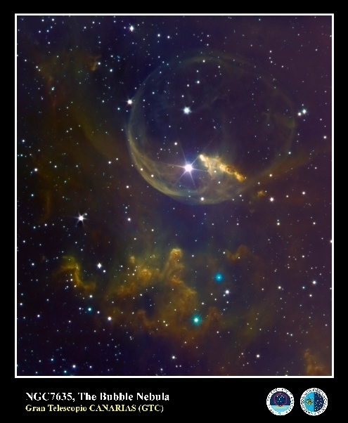NGC 7635, Nebulosa Burbuja