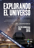 Explorando el Universo. Foto del cartel: Daniel López/IAC